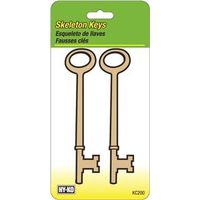 2-Pack Notched Skeleton Keys
