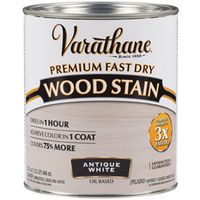 Varathane Wood Stain, Antique White, Liquid, 1 Qt Can