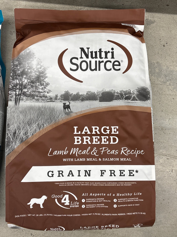 NS Large Breed Lamb Grain-Free Dog Food (26 lbs)