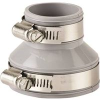 ProSource DTC-215 Drain Trap Connector, 2 in, Common Drain Traps to Plastic, Steel, Cast Iron or Copper Drain Pipe, PVC