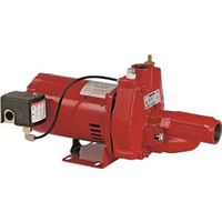 Red Lion Jet Pump with Injector, 0.75 HP, 17.6 A, 115/230 V, 1-1/4" Suction, 1" Discharge, Iron