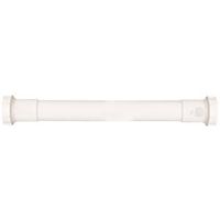 Plumb Pak PP42-16W Pipe Extension Tube, 1-1/4 in x 16 in, Slip-Joint, Plastic, White