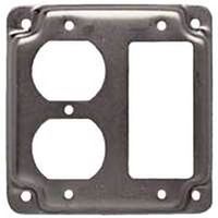 4" Square GFI & Duplex Cover