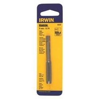 Irwin 8338 Thread Tap, 10 mm x 1.0, Plug Tap, 4-Flute, HCS