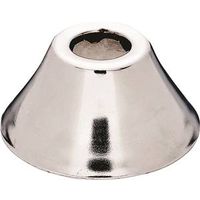 Plumb Pak PP58PC Bath Flange, 4 in OD, For 1-1/4 in Pipes, Polished Chrome