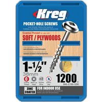 Screw No. 8 Coarse, 1-1/2" (12 Count)