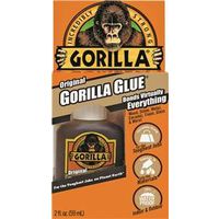 Gorilla 5000201 Glue, Brown, 2 oz Bottle