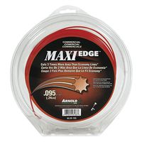 Arnold Maxi Edge Series WLM-195 Trimmer Line, 0.095 in Dia, 200 ft L, Orange
