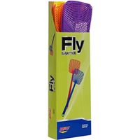 Pic 274 Fly Swatter, 5 in L Mesh, 3-1/2 in W Mesh, Plastic Mesh, Assorted Colors