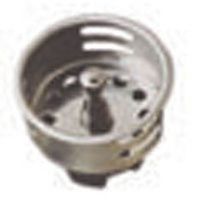 Plumb Pak PP820-29 Basket Strainer, 1-11/16 in Dia, Plastic, Chrome for Junior Duo Sink