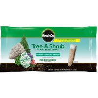 Miracle-Gro Tree & Shrub Spikes Plant Food, 15-5-10 N-P-K Ratio