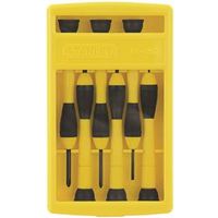 STANLEY 66-052 Screwdriver Set, Plastic, 6 Piece Swivel
