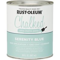Rust-Oleum Chalked Paint, Ultra Matte, 30 oz, Serenity Blue