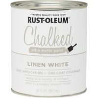 Rust-Oleum Chalked Paint, Ultra Matte, 30 oz, Linen White