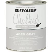 Rust-Oleum Chalked Paint, Ultra Matte, 30 oz, Aged Gray