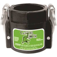 Green Leaf 150D Cam Lever Coupling, 1-1/2 in, Female x FNPT, Glass Filled Polypropylene