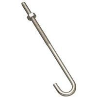 1/4x6 Zinc J Bolt