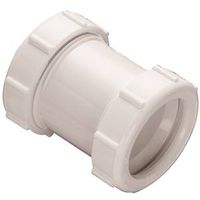 Plumb Pak PP55-4W Sink Drain Coupling, 1-1/2 in, Slip Joint, Polypropylene, White