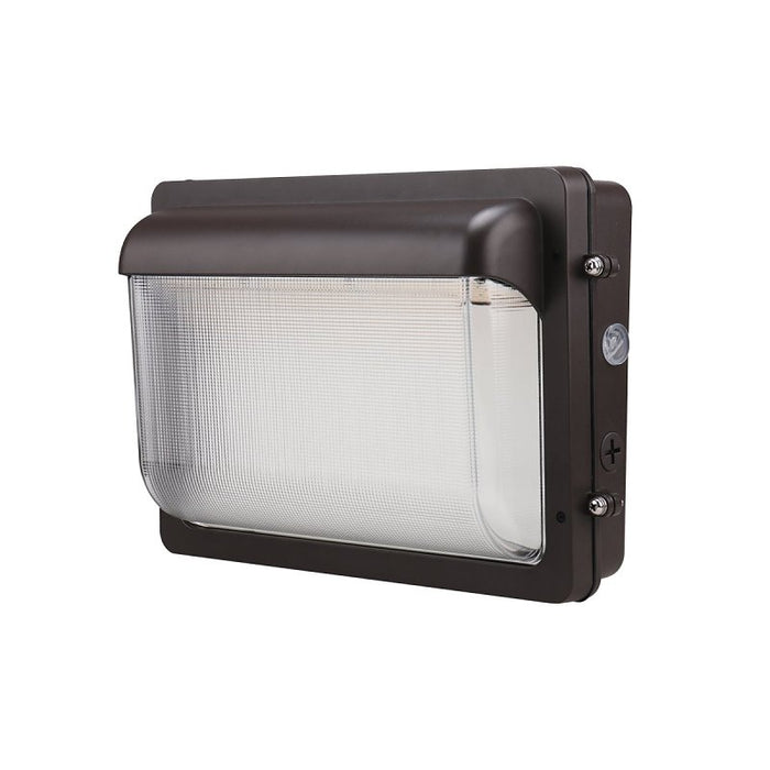 ETI MWPK Series Security Wall Pack Light, 120/277 V, 30/45/60 W, 3600/8520 Lumens, Bronze