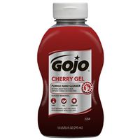 Gojo 2354-08 Hand Cleaner Gel, Cherry, 10 oz Squeeze Bottle