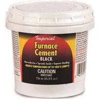 Imperial Black Furnace Cement Paste, 8 oz Tub (KK0077-A)