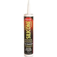 Imperial Clear Silicone Sealant, 10.3 oz Cartridge