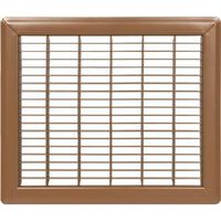 Imperial Air Grille, 12" L x 14" W, Steel, Brown (RG0690)