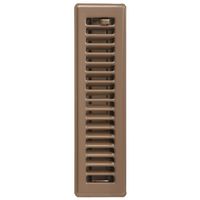Imperial Standard Steel Floor Register, 11-3/4" W Duct Opening, 2" H Duct Opening, 3-1/2" L, 11-1/4" W
