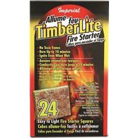 Imperial Fire Starter Square Carton, 10-Minute Burn Time, Brown (KK0312)