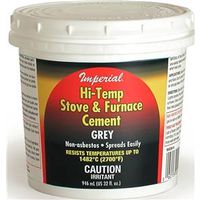 Imperial Stove and Furnace Cement, 32 oz Tub