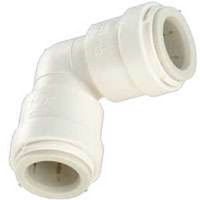 Watts Union 3/8" Pipe Elbow, 90° Angle, Plastic, Off-White, 100 PSI (3517-08/P-420)