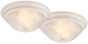 Boston Harbor Flush Mount Ceiling Fixture, 120V, 60W, White Fixture (41800-WH)