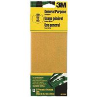 3M 9015 Sandpaper Sheet, 9 in L x 3.66 in W, Fine, 150 Grit, Aluminum Oxide, Paper Backing, 6PK