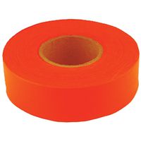 CH Hanson 17000 Flagging Tape, 150 ft L, 1-3/16 in W, Fluorescent Orange, PVC 150' Glo ORG Flag Tape