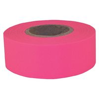 Pink Tape Flag, 5m (1-3/16")