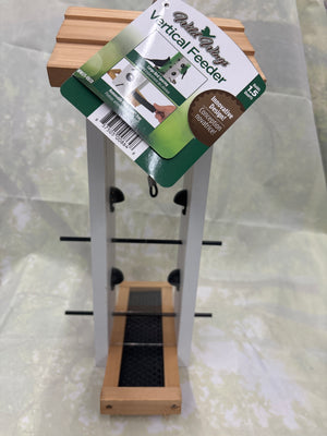 Farmhouse Vertical Feeder - Rustic Bird Feeder for Outdoor Use