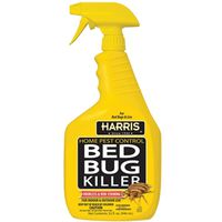 Harris HBB-32 Bed Bug Killer, Liquid Spray, 32 oz, Clear 32OZ RTU Bed Bug Killer