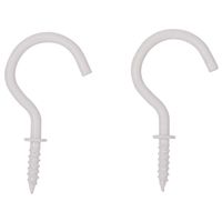 ProSource Cup Hook, 5/32" Thread, 46mm Length, Steel, Painted (PH-122322-PS)