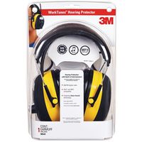 3M TEKK Protection 90541 Ear Muffs, 22 dB NRR, Black/Yellow Hearing Protectors