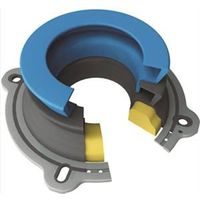 Danco 10718X Toilet Wax Ring, 2-1/4" ID x 4-3/4" OD, Rubber, Black/Blue