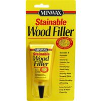 Minwax Wood Filler, Solid, Natural, Stainable, 1 oz Tube