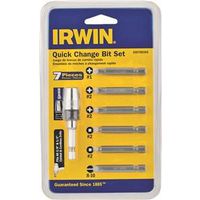 Irwin 3057003DS 7-Piece Quick-Change Metal Bit Set