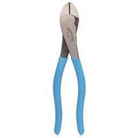 Channellock 338 Diagonal Cutting Plier, 8 in OAL, Blue Ergonomic Handle, 1.18 in W Jaw, 0.79 in L Ja