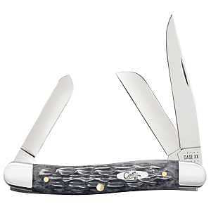 Case XX Pocket Worn Series 58413 Medium Stockman Pocket Knife, 1.7 in L Blade, Chrome Vanadium Blade