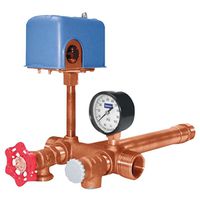 Simmons Tank Tee Package, Tank Leg L10 in, Female Tapping 3/4 in, Male Tapping 1 in, 400 PSI