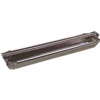 Miller 9818 Poultry Ground Feeder, Rolled Edge, Steel, Galvanized 18 In. Reel Type Chick Feed