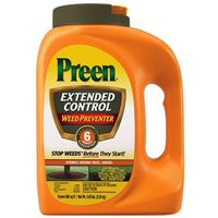 Preen 2464092 Granular Weed Killer, Broadcast Application, 4.93 lb Bottle