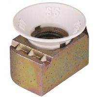 SuperStrut ZCM1001/4-10 Cone Nut, Nylon/Steel, Gold, Galvanized 1/4"