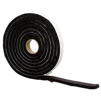 1/2" x 5/16" Black Rubber Tape