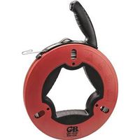 Gardner Bender UpperHand Series FTS-125R Fish Tape, 1/8 in, 125 ft, Carbon Steel, Red Case